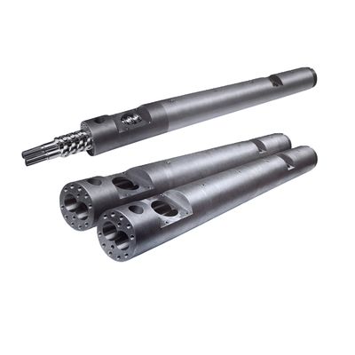 Parallel Twin Screw and Barrel 45mm-220mm with Ra 0.4μm-0.6μm Surface Roughness